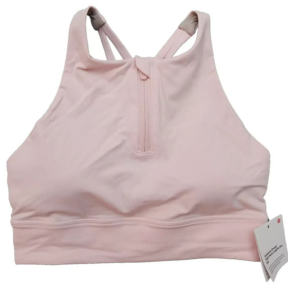 NWT Lululemon Energy High Neck Longline Sports Bra Zip - MSRP $58 - Picture 1 of 2